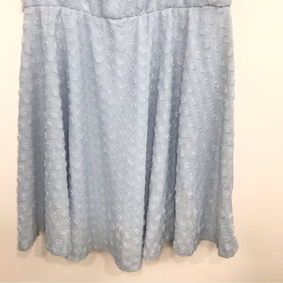 White Birch Pastel Blue You Can Count In It Mini Dress- NEW - Picture 9 of 12